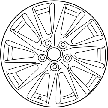 Toyota 42611-33C40 Wheel, Disc
