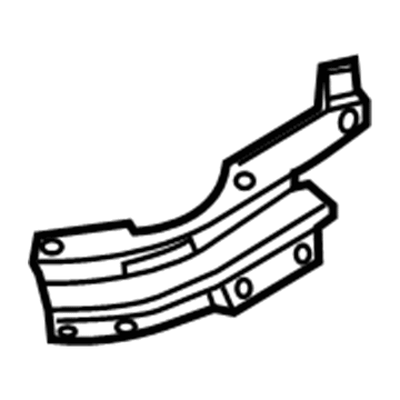 Toyota 55137-WB001 Brace, Dash To Frame