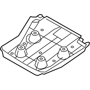 Toyota 58398-WB002 Cover, Floor Under
