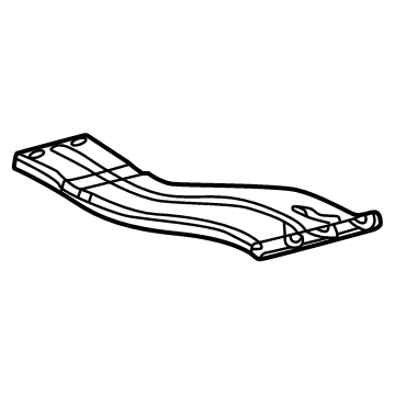 Toyota 87216-50040 Guide, Air Duct, Rr