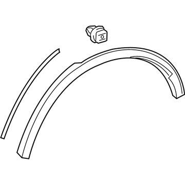 Toyota 75605-10010 MOULDING Sub-Assembly, Q