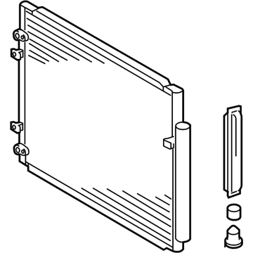 Toyota Highlander A/C Condenser - 88460-48110