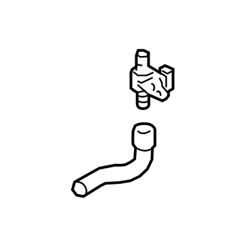Toyota 16260-F0100 Hose Assembly, Water By