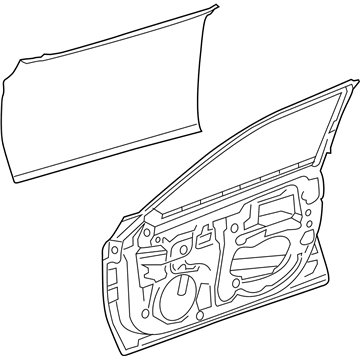 Toyota 67001-07050 Panel Sub-Assembly, Fr D