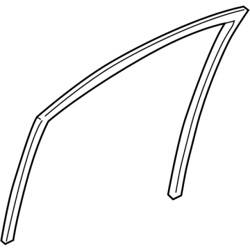 Toyota Genuine Door Glass Run - 68151-08020 - OEM Fit For Smooth Window Operation - View #3