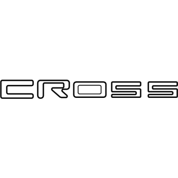Toyota Corolla Cross Emblem - 75445-0A020