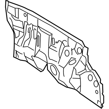 Toyota 55101-0D391 Panel Sub-Assembly, Dash