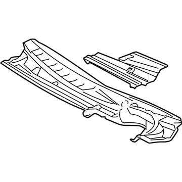 Toyota 55708-0D370 LOUVER Sub-Assembly, Cow