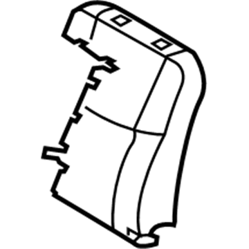 Toyota 71552-AC080 Pad, Front Seat Back, A