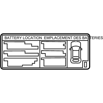 Toyota G9275-47180 Label, Battery Caution