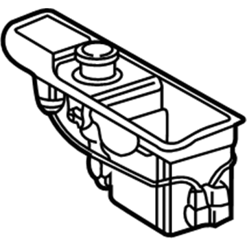Toyota 74104-35020 Retainer Sub-Assy, Front Ash Receptacle
