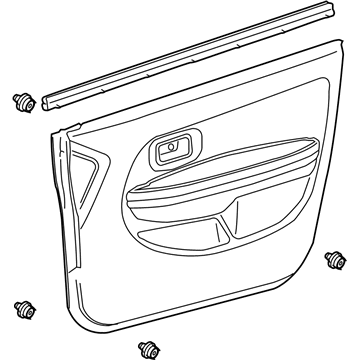 Toyota 67620-5C211-B0 Board Sub-Assy, Front Door Trim, LH