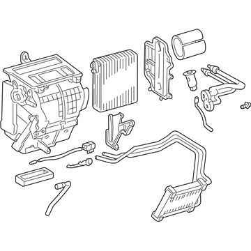 Toyota 87050-20500 Radiator Assy, Air Conditioner