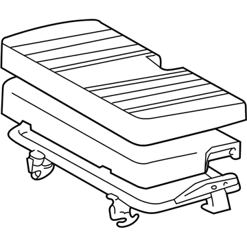 Toyota 71460-35590-B3 Cushion Assembly Seat