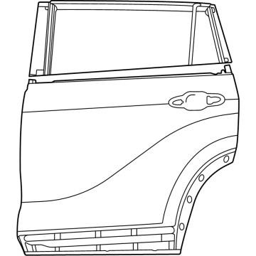 Toyota 67003-0E181 Panel Sub-Assembly, Rr D