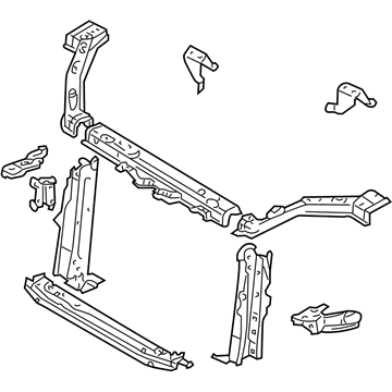 Scion Radiator Support - 53210-52111