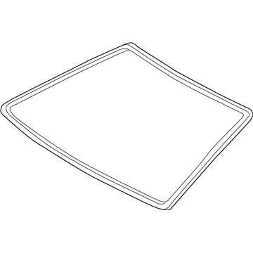 Toyota 75533-06030 Moulding, Windshield, Outside