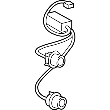 Toyota 81555-47170 Socket & Wire, Rear Co