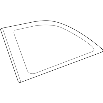 Toyota 62711-0D040 Glass, Quarter Window