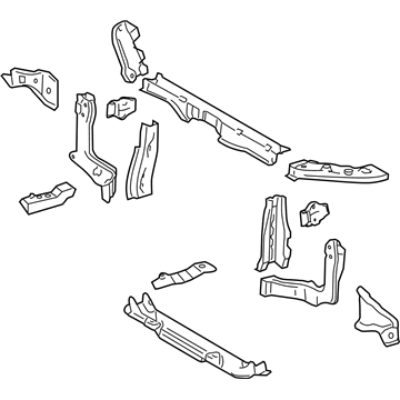 Toyota 53201-48060 Support Sub-Assy, Radiator