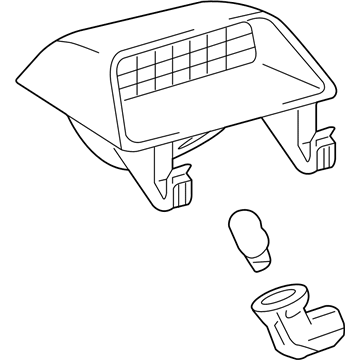 Toyota 81570-12350-E1 Lamp Assy, Center Stop