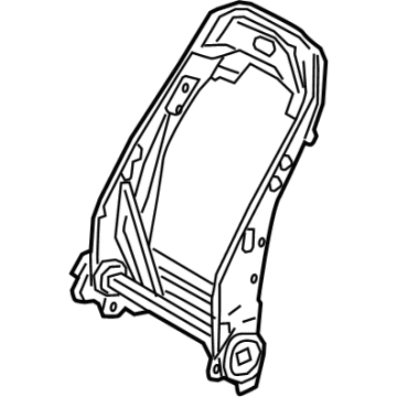 Toyota 71013-06530 Frame Sub-Assembly, Front S