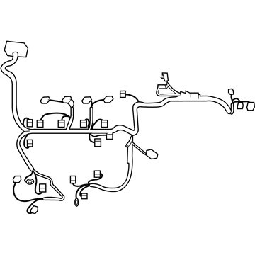 Toyota 82121-52B20 Wire, Engine