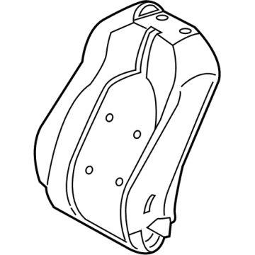 Toyota 71552-06880 Pad, Fr Seat Back, L