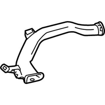Toyota 55971-0T011 Duct, Side DEFROSTER