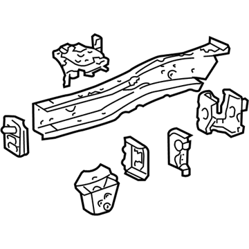 Toyota 57028-08011 Member Sub-Assembly, Front