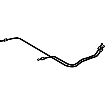 Toyota 72620-48100 Cable Assembly, Rear NO.1