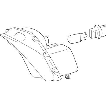 Toyota 81440-06030 Lamp Assembly , Daytime