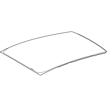 Toyota 63201-48902 Glass S/A, Roof Wind