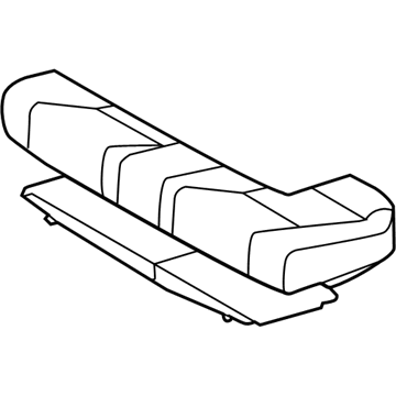 Toyota 71503-21020 Pad Sub-Assembly, Rear Seat