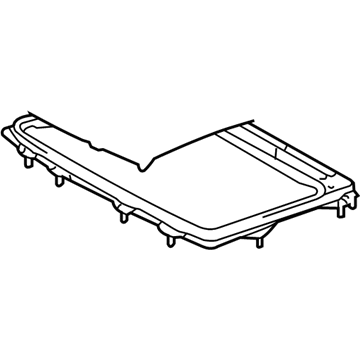 Toyota 63142-52901 Reinforcement, Roof Panel