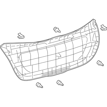 Toyota 67751-52180-C0 Board, Back Door Trim