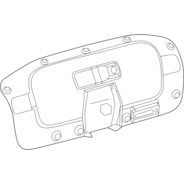 Toyota 64719-62040-C0 Cover, Luggage COMPA