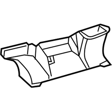 Toyota 55845-21020 Duct, Heater To Register