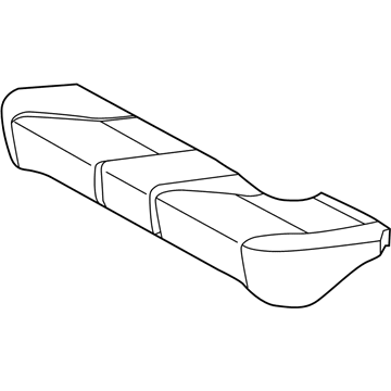Toyota 71503-0D630 Pad Sub-Assembly, Rear Seat