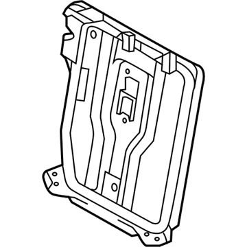 Toyota 71017-0D251 Frame Sub-Assembly, Rear Seat