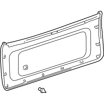 Toyota 67750-0C010-B0 Board, Back Door Trim