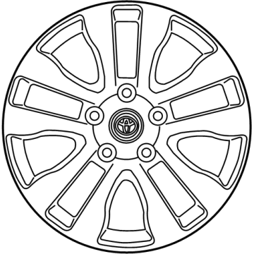 Toyota 42611-0C251 Wheel, Disc