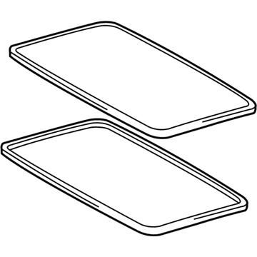 Toyota 63201-12300 Glass Sub-Assy, Sliding Roof