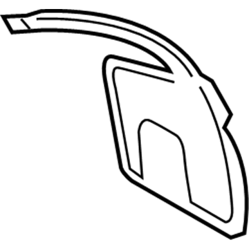 Toyota 53885-06110 Shield, Front Fender Splash