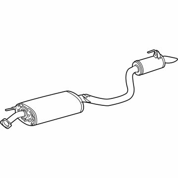 Toyota 17430-0P600 Exhaust Tail Pipe Assembly