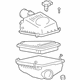 Toyota 17700-36211 Cleaner Assembly, Air W
