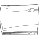 Toyota 67111-0E081 Panel, Fr Door, Outs
