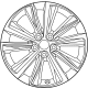 Toyota 42611-48B50 Wheel, Disc