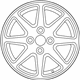 Toyota 42611-47030 Wheel, Disc
