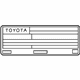 Toyota 11298-24120 Label, Emission Cont